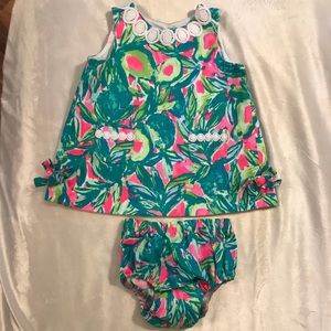 Lilly Dress and Bloomer Set
